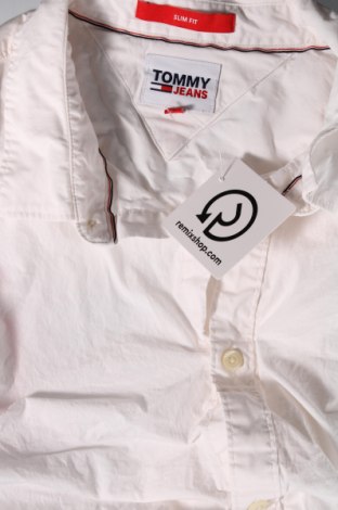 Мъжка риза Tommy Jeans, Размер XL, Цвят Бял, Цена 120,00 лв.