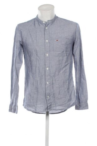 Ανδρικό πουκάμισο Tommy Jeans, Μέγεθος M, Χρώμα Μπλέ, Τιμή 33,40 €