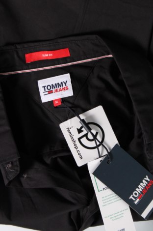 Męska koszula Tommy Jeans, Rozmiar XL, Kolor Czarny, Cena 351,84 zł