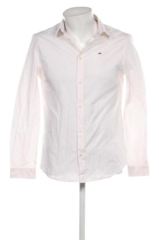 Ανδρικό πουκάμισο Tommy Jeans, Μέγεθος L, Χρώμα Λευκό, Τιμή 44,07 €
