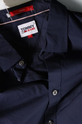 Męska koszula Tommy Jeans, Rozmiar XL, Kolor Niebieski, Cena 367,83 zł
