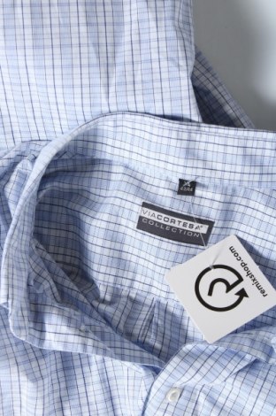 Ανδρικό πουκάμισο Via Cortesa, Μέγεθος XL, Χρώμα Μπλέ, Τιμή 17,94 €