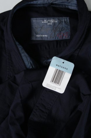 Herrenhemd Watson's, Größe 3XL, Farbe Blau, Preis 31,06 €
