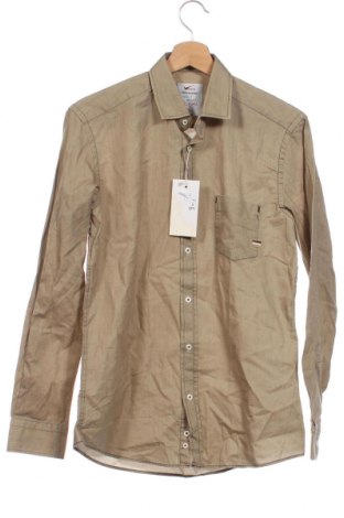 Ανδρικό πουκάμισο Wessi, Μέγεθος S, Χρώμα  Μπέζ, Τιμή 23,46 €