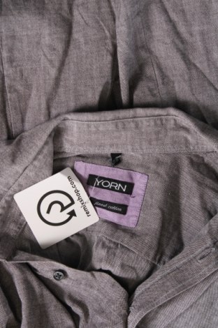 Ανδρικό πουκάμισο Yorn, Μέγεθος S, Χρώμα Γκρί, Τιμή 4,49 €