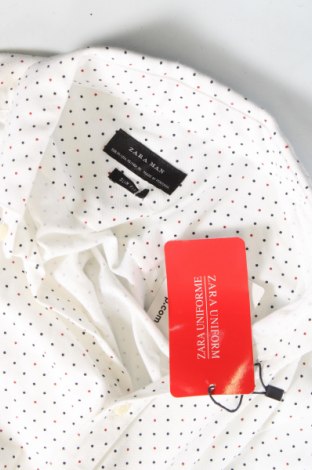 Мъжка риза Zara Man, Размер XS, Цвят Бял, Цена 73,15 лв.