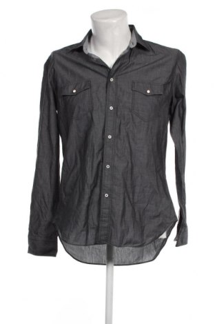Мъжка риза Zara Man, Размер M, Цвят Сив, Цена 7,20 лв.