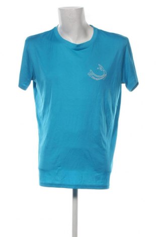 Herren T-Shirt, Größe L, Farbe Blau, Preis 4,53 €