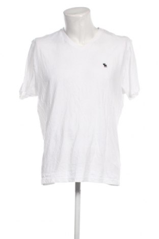 Tricou de bărbați Abercrombie & Fitch, Mărime XL, Culoare Alb, Preț 165,92 Lei