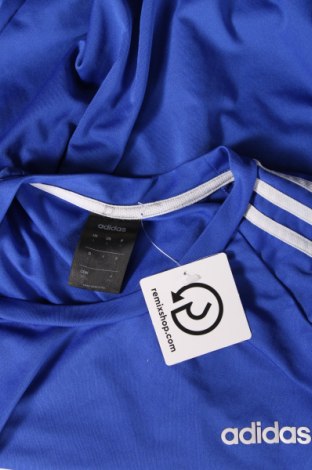 Мъжка тениска Adidas, Размер L, Цвят Син, Цена 20,00 лв.