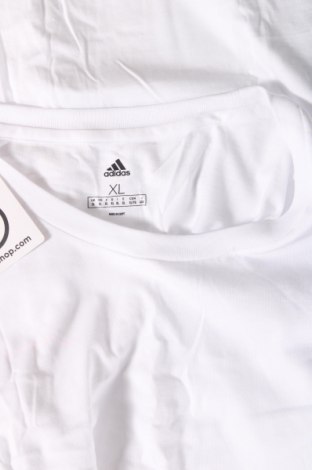 Ανδρικό t-shirt Adidas, Μέγεθος XL, Χρώμα Λευκό, Τιμή 22,78 €