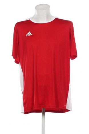 Ανδρικό t-shirt Adidas, Μέγεθος XXL, Χρώμα Κόκκινο, Τιμή 12,37 €