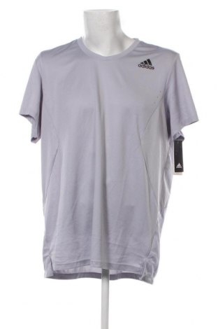 Ανδρικό t-shirt Adidas, Μέγεθος XXL, Χρώμα Γκρί, Τιμή 35,88 €