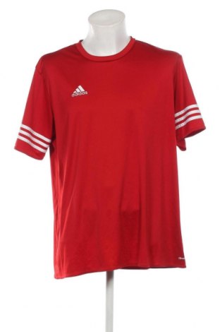 Мъжка тениска Adidas, Размер XXL, Цвят Червен, Цена 20,00 лв.
