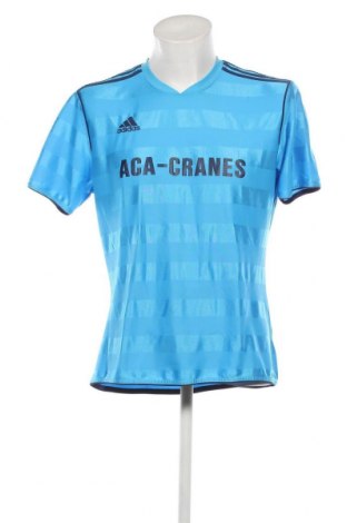 Herren T-Shirt Adidas, Größe L, Farbe Blau, Preis 10,02 €