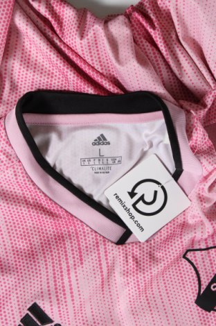 Мъжка тениска Adidas, Размер L, Цвят Розов, Цена 20,00 лв.
