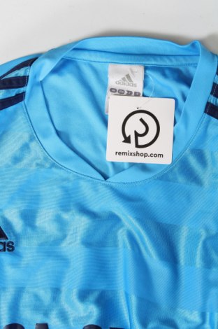 Herren T-Shirt Adidas, Größe L, Farbe Blau, Preis € 15,03