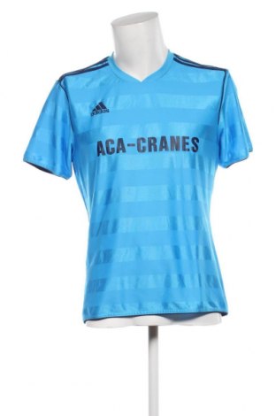 Herren T-Shirt Adidas, Größe L, Farbe Blau, Preis € 15,03