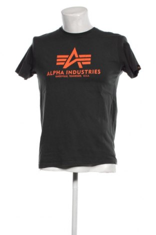 Мъжка тениска Alpha Industries, Размер M, Цвят Зелен, Цена 52,00 лв.