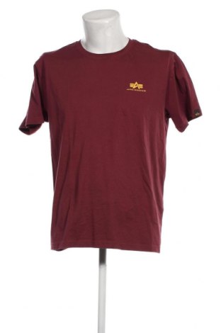 Herren T-Shirt Alpha Industries, Größe XL, Farbe Rot, Preis 26,00 €