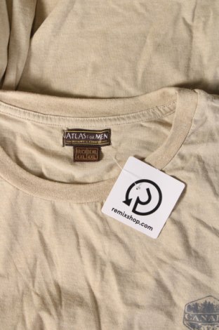 Pánske tričko  Atlas For Men, Veľkosť 4XL, Farba Béžová, Cena  7,37 €