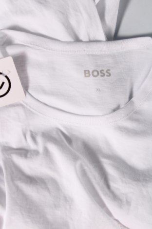 Męski T-shirt BOSS, Rozmiar XL, Kolor Biały, Cena 159,53 zł