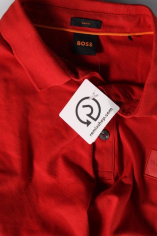 Мъжка тениска BOSS, Размер M, Цвят Червен, Цена 105,00 лв.