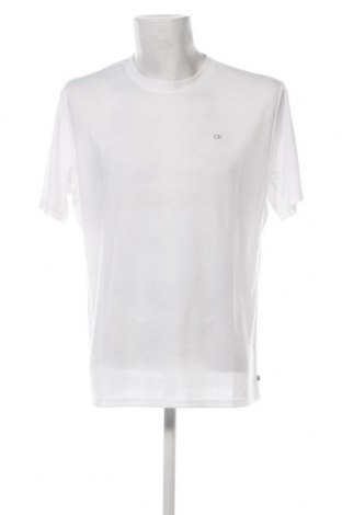 Męski T-shirt Calvin Klein, Rozmiar XL, Kolor Biały, Cena 139,61 zł