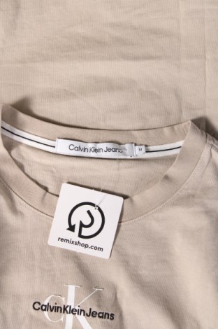 Мъжка тениска Calvin Klein Jeans, Размер M, Цвят Сив, Цена 68,00 лв.