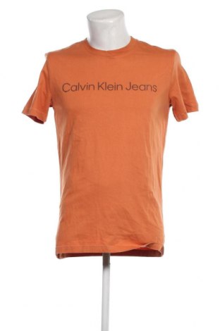 Ανδρικό t-shirt Calvin Klein Jeans, Μέγεθος L, Χρώμα Πορτοκαλί, Τιμή 35,05 €