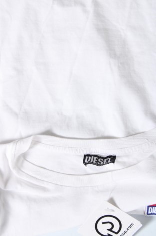 Męski T-shirt Diesel, Rozmiar M, Kolor Biały, Cena 374,23 zł