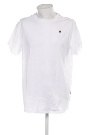 Мъжка тениска G-Star Raw, Размер XL, Цвят Бял, Цена 47,52 лв.