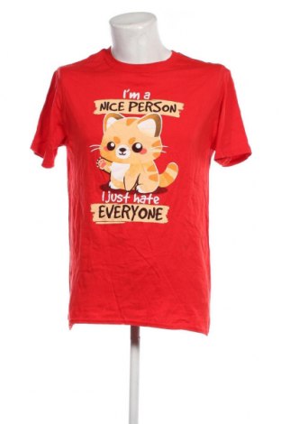 Pánské tričko  Gildan, Velikost L, Barva Červená, Cena  124,00 Kč