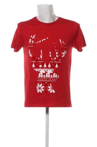 Ανδρικό t-shirt Guess, Μέγεθος M, Χρώμα Κόκκινο, Τιμή 25,24 €