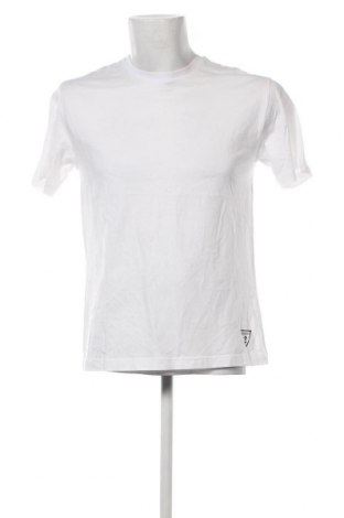 Męski T-shirt Guess, Rozmiar M, Kolor Biały, Cena 175,81 zł