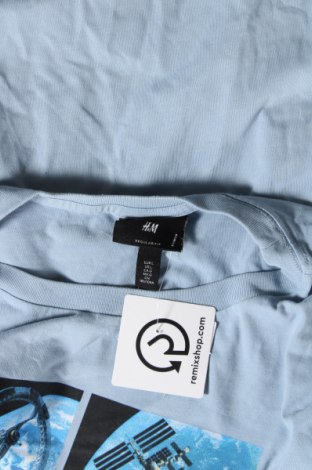 Pánske tričko  H&M, Veľkosť L, Farba Modrá, Cena  7,37 €