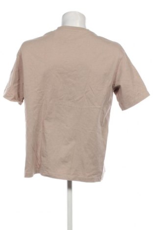 Męski T-shirt H&M, Rozmiar L, Kolor Beżowy, Cena 41,58 zł