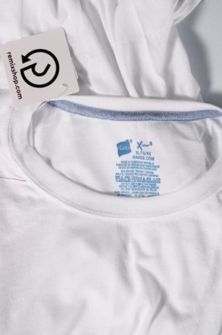 Pánske tričko  Hanes, Veľkosť XL, Farba Biela, Cena  10,82 €