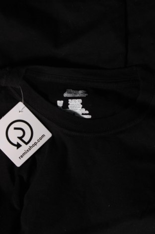 Мъжка тениска Hanes, Размер XL, Цвят Черен, Цена 13,00 лв.