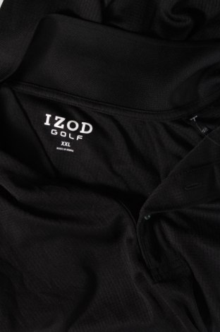 Мъжка тениска Izod Golf, Размер XXL, Цвят Черен, Цена 21,00 лв.