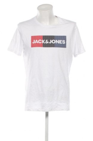 Ανδρικό t-shirt Jack & Jones, Μέγεθος XL, Χρώμα Λευκό, Τιμή 4,83 €