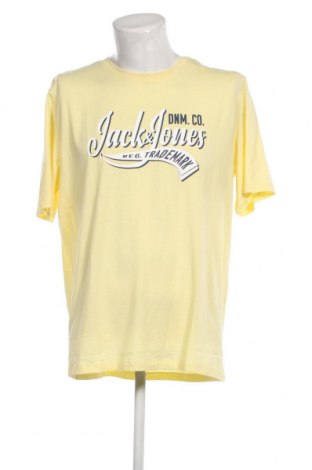 Мъжка тениска Jack & Jones, Размер XXL, Цвят Жълт, Цена 21,06 лв.