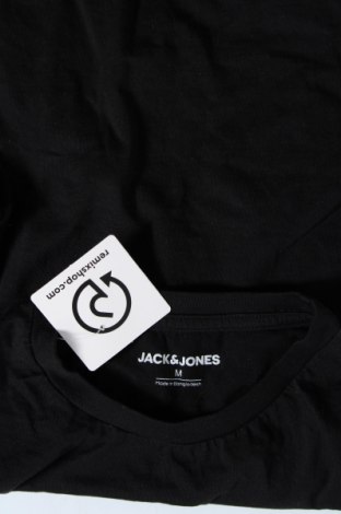 Мъжка тениска Jack & Jones, Размер M, Цвят Черен, Цена 12,00 лв.