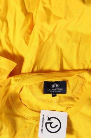 Мъжка тениска La Martina, Размер L, Цвят Жълт, Цена 60,59 лв.