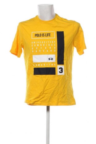 Herren T-Shirt La Martina, Größe L, Farbe Gelb, Preis € 30,99