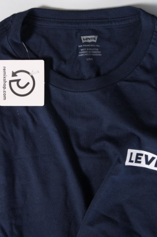 Мъжка тениска Levi's, Размер L, Цвят Син, Цена 52,00 лв.
