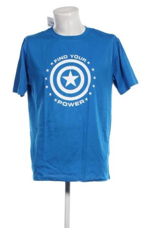 Ανδρικό t-shirt Marvel, Μέγεθος XL, Χρώμα Μπλέ, Τιμή 12,71 €