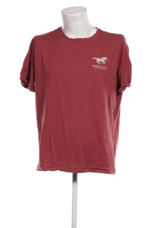 Ανδρικό t-shirt Mustang, Μέγεθος XXL, Χρώμα Κόκκινο, Τιμή 14,95 €