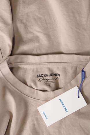 Ανδρικό t-shirt Originals By Jack & Jones, Μέγεθος L, Χρώμα  Μπέζ, Τιμή 13,92 €