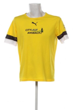 Ανδρικό t-shirt PUMA, Μέγεθος L, Χρώμα Κίτρινο, Τιμή 14,85 €